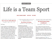 Tablet Screenshot of lifeisateamsport.wordpress.com