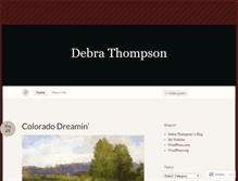 Tablet Screenshot of debrathompson.wordpress.com