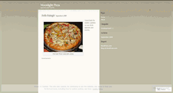 Desktop Screenshot of moonlightpizza.wordpress.com