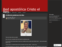 Tablet Screenshot of cristoelrey.wordpress.com