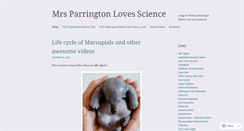 Desktop Screenshot of mrsparringtonlovesscience.wordpress.com