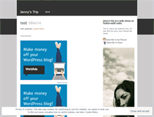 Tablet Screenshot of jennystrip.wordpress.com