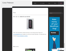 Tablet Screenshot of conorpeterson.wordpress.com