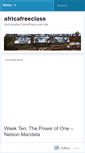 Mobile Screenshot of africafreeclass.wordpress.com