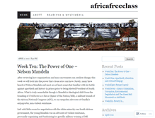 Tablet Screenshot of africafreeclass.wordpress.com