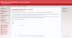 Desktop Screenshot of durhammasters.wordpress.com