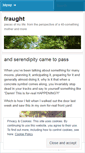Mobile Screenshot of fraught.wordpress.com