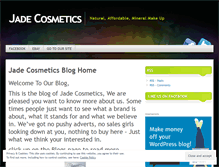 Tablet Screenshot of jadecosmetics.wordpress.com