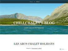 Tablet Screenshot of chillchalet.wordpress.com