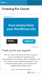 Mobile Screenshot of crossingforcancer.wordpress.com