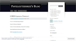 Desktop Screenshot of pavelgutierrez.wordpress.com