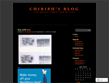 Tablet Screenshot of chiriph.wordpress.com