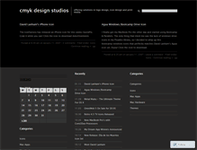 Tablet Screenshot of cmykdesigns.wordpress.com