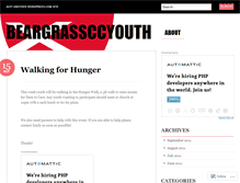 Tablet Screenshot of beargrassccyouth.wordpress.com