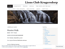 Tablet Screenshot of kruger01.wordpress.com