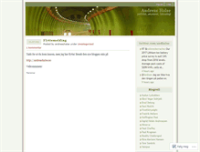 Tablet Screenshot of andreashalse.wordpress.com