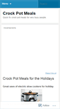 Mobile Screenshot of crockpotmeals.wordpress.com