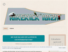 Tablet Screenshot of nikekick.wordpress.com