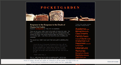 Desktop Screenshot of pocketgarden.wordpress.com