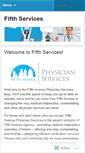 Mobile Screenshot of fifthservices.wordpress.com