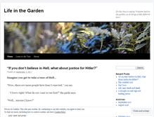 Tablet Screenshot of livingthegardenlife.wordpress.com