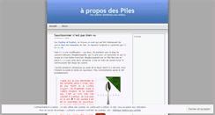 Desktop Screenshot of piles.wordpress.com