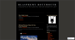 Desktop Screenshot of blasphemyrottmouth.wordpress.com