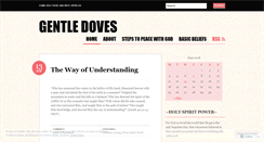 Desktop Screenshot of gentledoves.wordpress.com