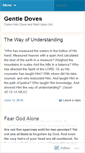 Mobile Screenshot of gentledoves.wordpress.com