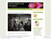 Tablet Screenshot of kodachromewedding.wordpress.com