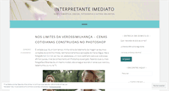 Desktop Screenshot of interpretanteimediato.wordpress.com