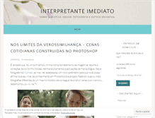 Tablet Screenshot of interpretanteimediato.wordpress.com