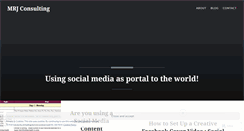 Desktop Screenshot of mrjconsulting.wordpress.com