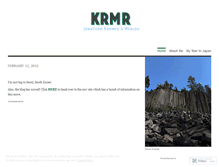 Tablet Screenshot of krmr.wordpress.com