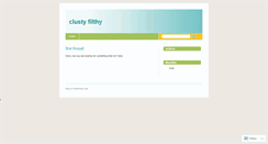 Desktop Screenshot of clustyfilthyblog.wordpress.com