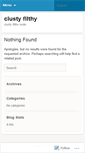 Mobile Screenshot of clustyfilthyblog.wordpress.com
