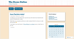 Desktop Screenshot of deenfamily.wordpress.com