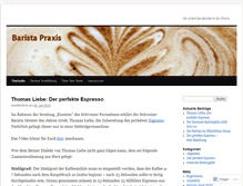 Tablet Screenshot of baristapraxis.wordpress.com