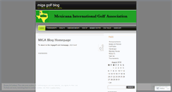 Desktop Screenshot of migagolf.wordpress.com