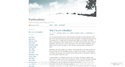 Desktop Screenshot of pantheophany.wordpress.com