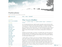 Tablet Screenshot of pantheophany.wordpress.com