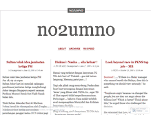 Tablet Screenshot of no2umno.wordpress.com