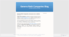 Desktop Screenshot of genevarothcompanies.wordpress.com