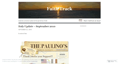 Desktop Screenshot of faithtrack.wordpress.com