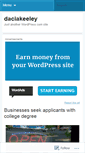 Mobile Screenshot of daciakeeley.wordpress.com