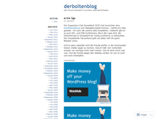 Tablet Screenshot of derbolten.wordpress.com