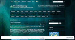 Desktop Screenshot of doorstephistory.wordpress.com