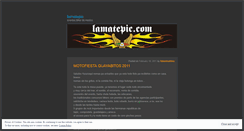 Desktop Screenshot of lamatepic.wordpress.com