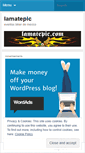 Mobile Screenshot of lamatepic.wordpress.com