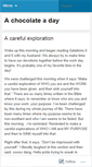 Mobile Screenshot of chocolateaday.wordpress.com